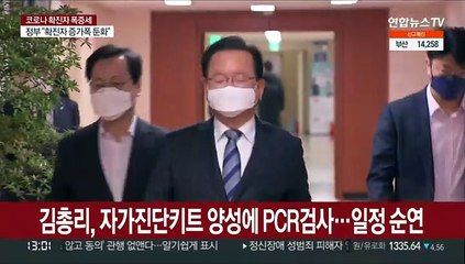 김총리, 자가진단키트 양성에 PCR검사…일정 순연