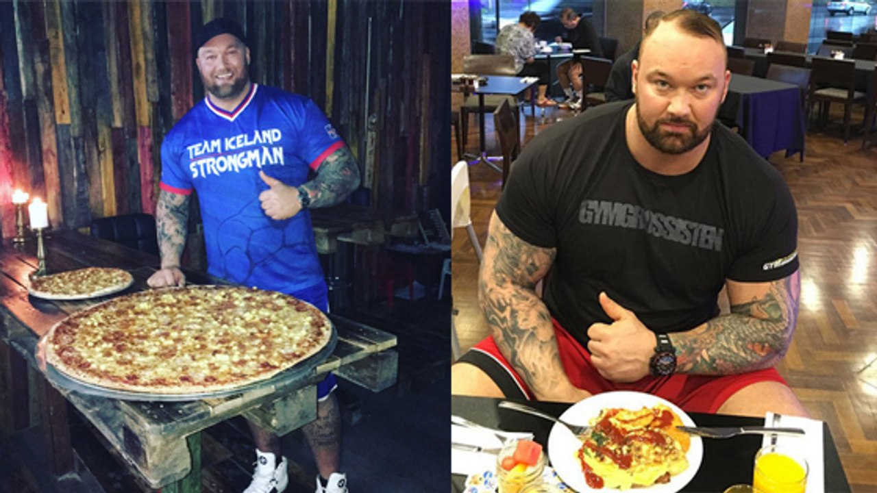 Mit diesem Speiseplan bleibt The Mountain der stärkste Mann der Welt