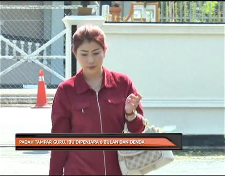 Padah tampar guru, ibu dipenjara 6 bulan dan denda