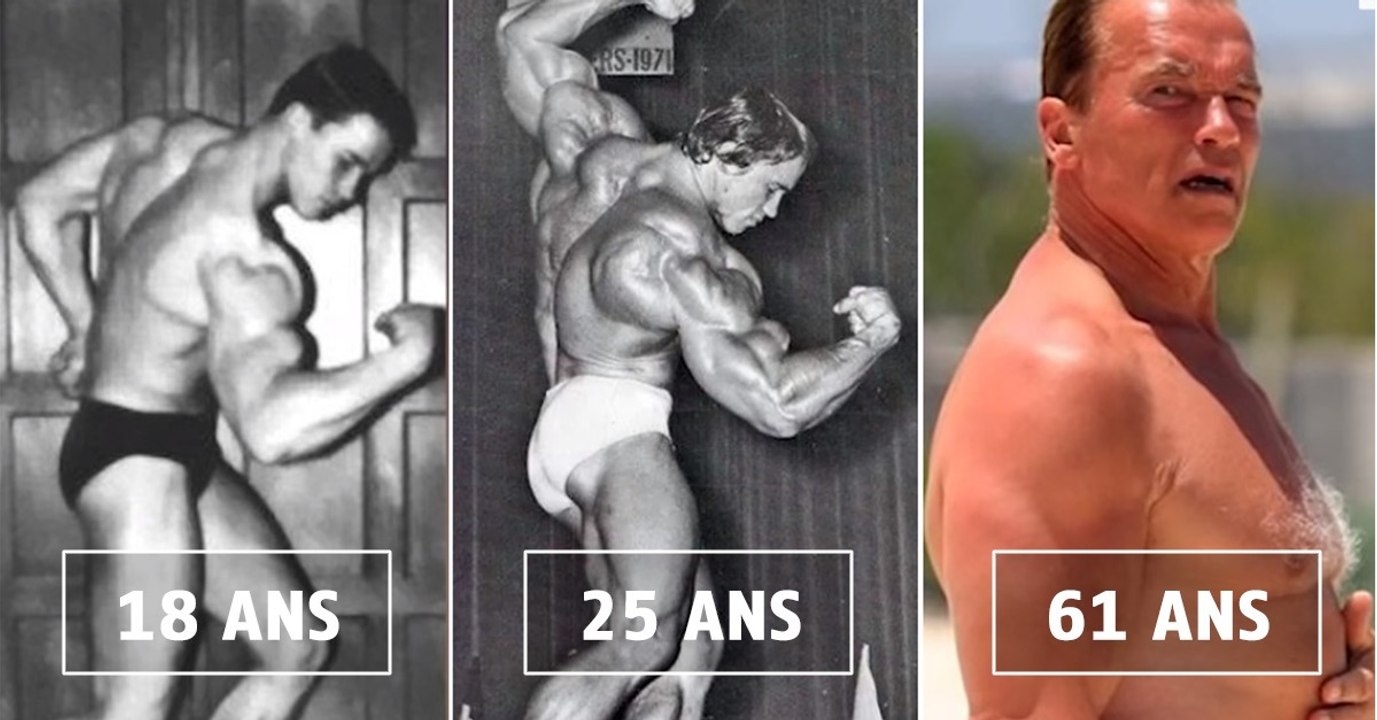 Arnold Schwarzenegger: Seine erstaunliche körperliche Entwicklung vom 17. Lebensjahr bis heute