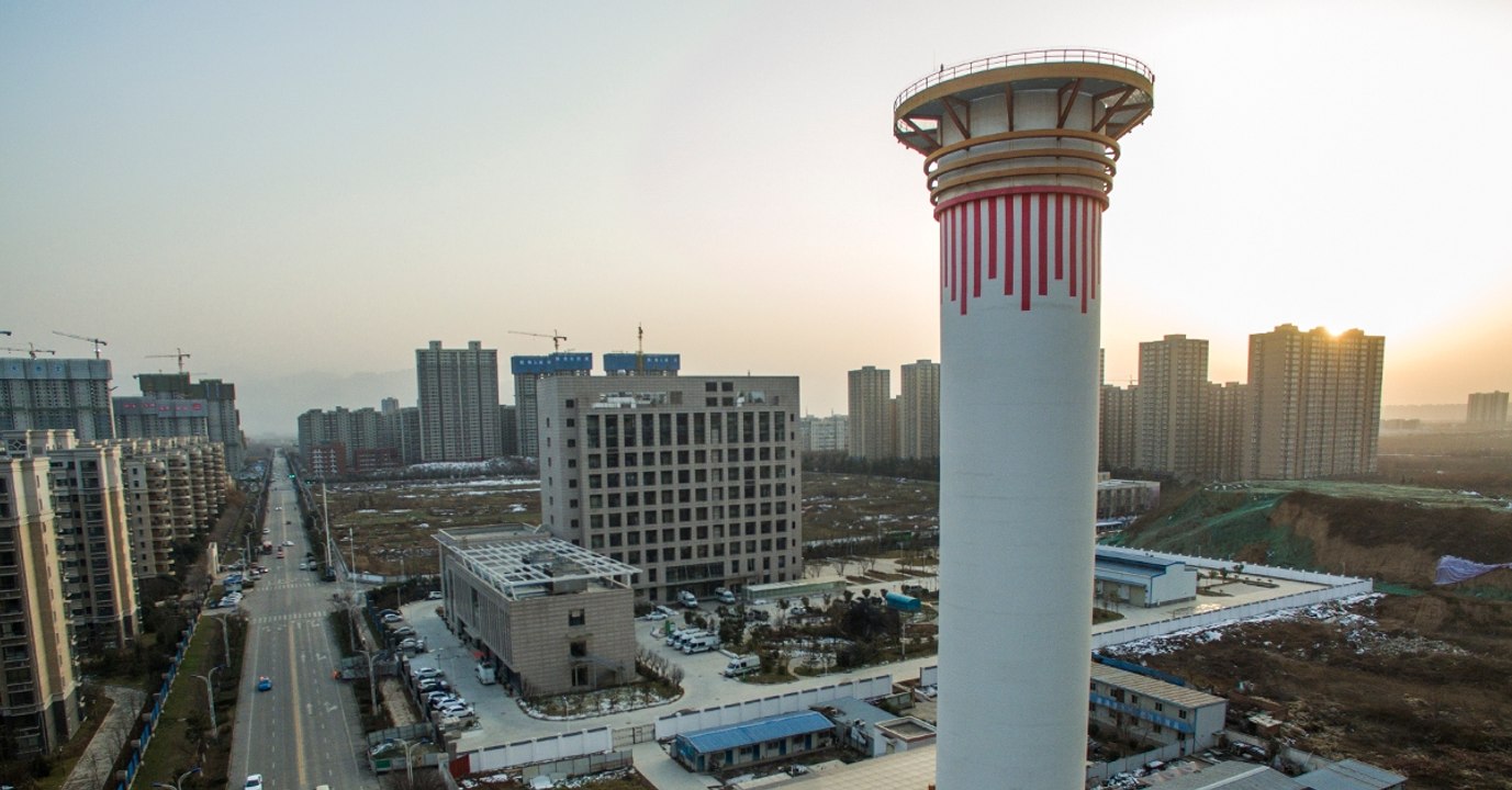 China kämpft mit Türmen gegen Umweltverschmutzung