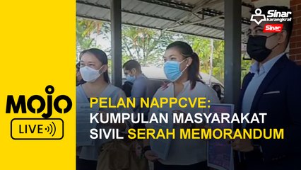 Pelan NAPPCVE Kumpulan masyarakat sivil serah memorandum