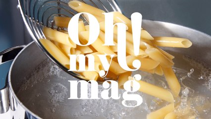 You should never throw away the water after cooking pasta