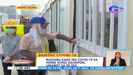 Bagong kaso ng COVID-19 sa Hong Kong kahapon, umabot sa 55,353  | BT