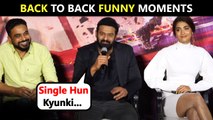 Prabhas EPIC Reaction On Being Single, Pooja Hegde On Alia, BACK TO BACK Fun Moments | Radhe Shyam