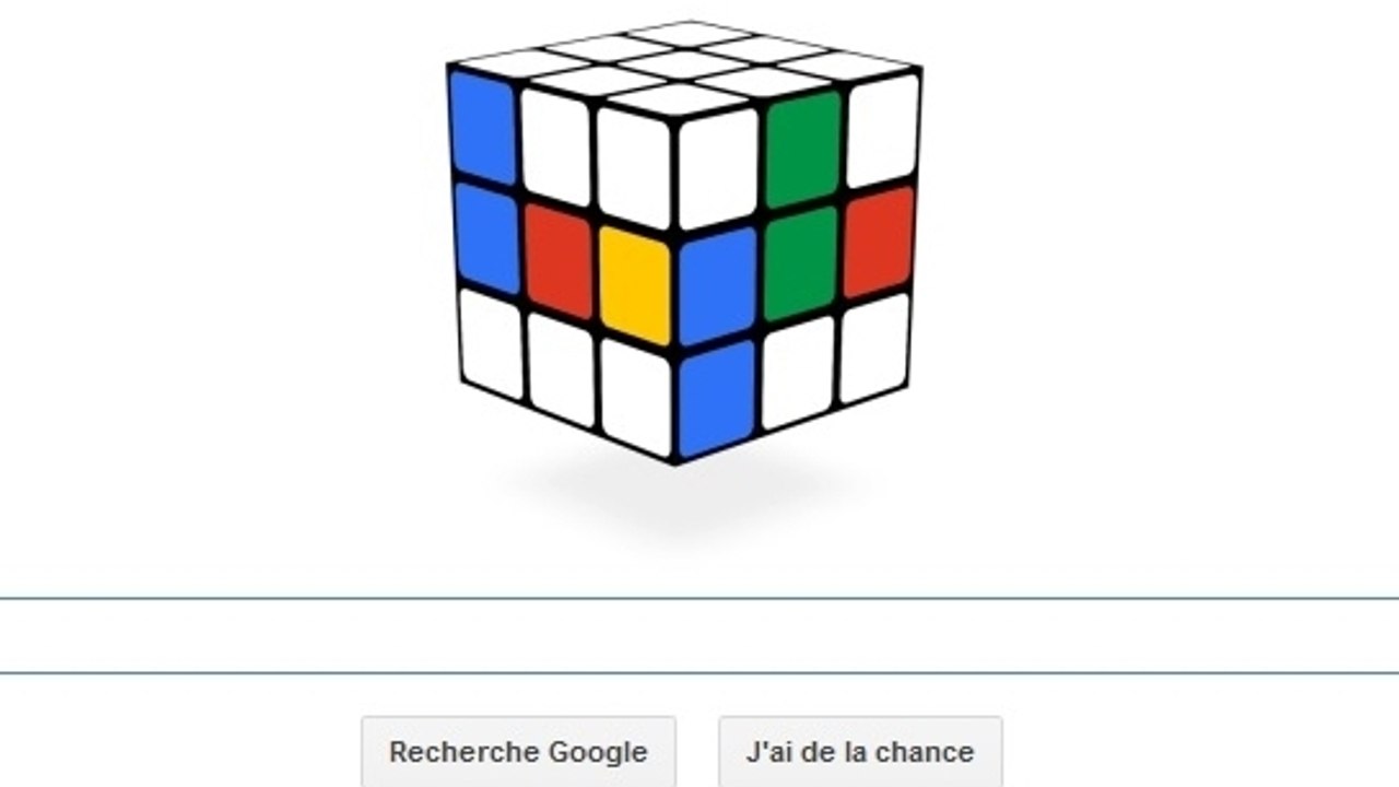 Rubik's Cube :  un doodle interactif pour les 40 ans du mythique jeu de reflexion