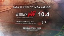 Pilot episode ng 'Widows' Web,' panalo sa ratings!