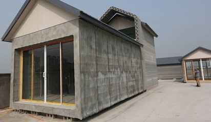 Imprimante 3D : 10 maisons construites en moins de 24 heures !