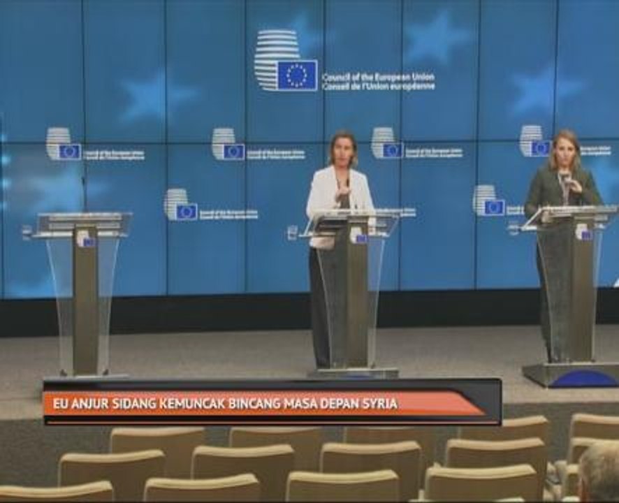 EU anjur sidang kemuncak bincang masa depan Syria