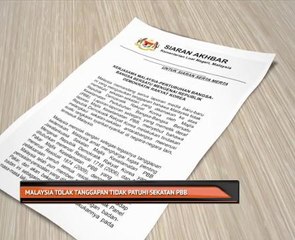 Malaysia tolak tanggapan tidak patuhi sekatan PBB