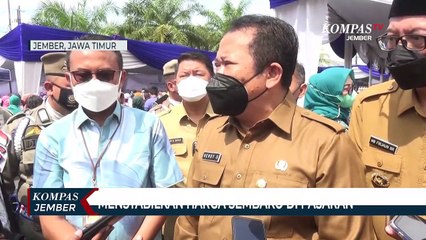 Pasar Murah di Depan Pendopo Bupati Diserbu Warga