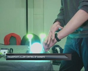 Fingerprints allow control of gadgets