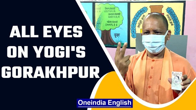 Yogi Adityanath casts vote in Gorakhpur | UP Assembly poll 6th phase | Oneindia News