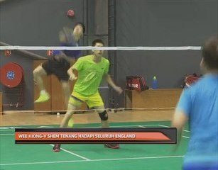 Download Video: Tan Wee Kiong dan Goh V Shem tenang hadapi Seluruh England