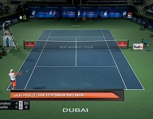 Lucas Pouille layak ke pusingan suku akhir