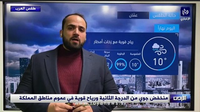 طقس العرب يكشف فرص تساقط الثلوج خلال المنخفض الجوي الذي يؤثر على الأردن