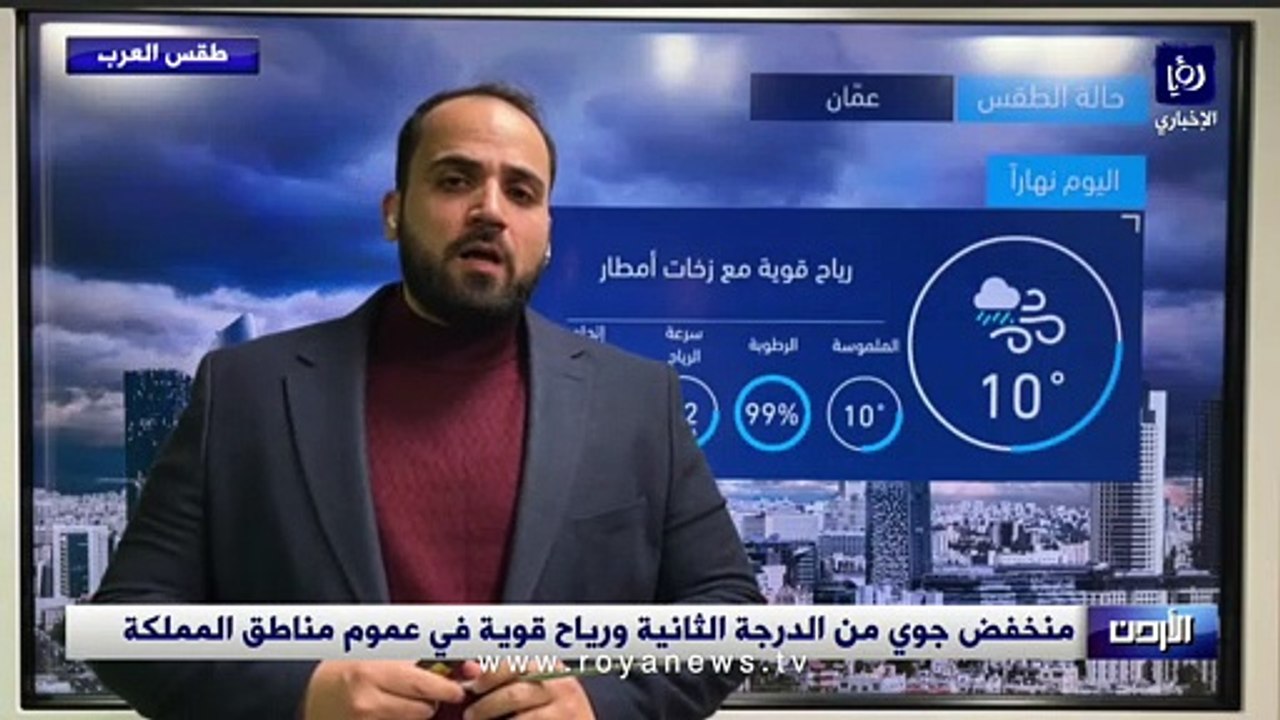طقس العرب يكشف فرص تساقط الثلوج خلال المنخفض الجوي الذي يؤثر على الأردن