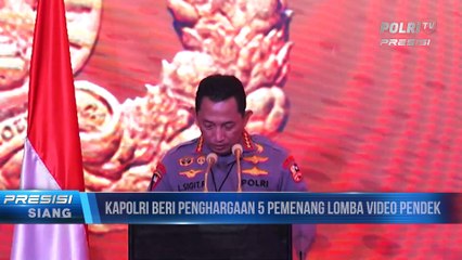 Pemenang Video Pendek pada Rapim Polri