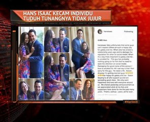 Hans Isaac kecam individu tuduh tunangnya tidak jujur