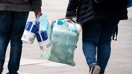 One mum's toilet paper hoard is destroyed as her kids threw them in the bath