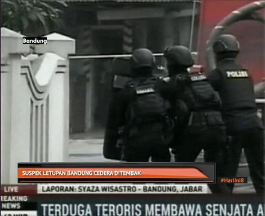Suspek letupan Bandung ditembak