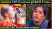 OMG! Afsana Khan Gets Trolled For Applying Sindoor, Trollers Call Saajz 'Second Hand Husband