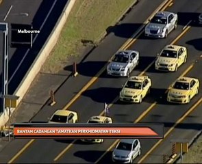 Bantah cadangan tamatkan perkhidmatan teksi