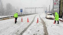 Tokat - Sivas kara yolu ulaşıma kapandı