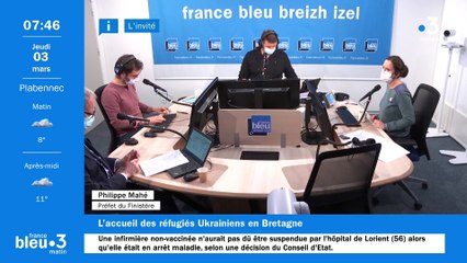 Le préfet du Finistère précise l'accueil de réfugiés ukraniens