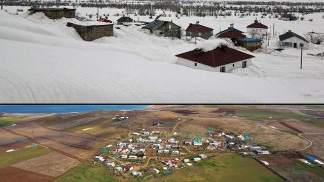 Tunceli'de iki mevsim arası 80 kilometre: Bir taraf bahar bir taraf kış