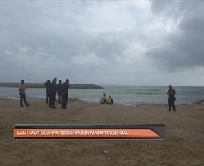 Lagi mayat dijumpai terdampar di pantai Tok Jembal