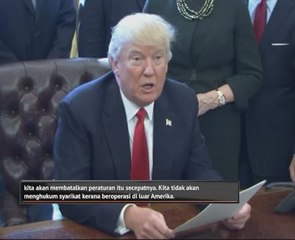 Trump tandatangani satu lagi arahan eksekutif