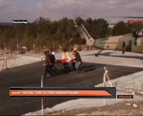 Mayat tentera Turki di Syria dibawa pulang