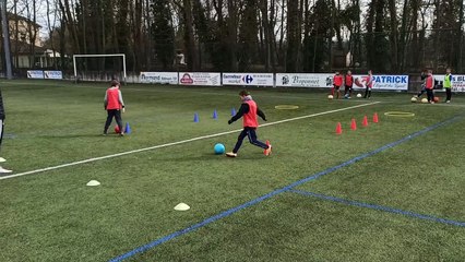 Entraînement école de foot