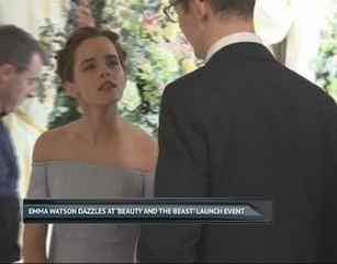 Emma Watson dazzles at 'Beauty And The Beast' launch event