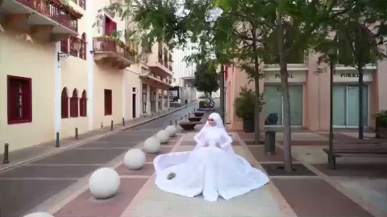 Beirut: Das Fotoshooting dieser Braut zeigt die volle Gewalt der Explosion (VIDEO)