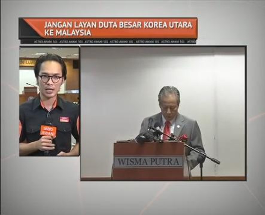 Jangan layan duta Korea Utara ke Malaysia