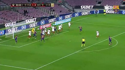 Un año del golazo de Piqué contra el Sevilla / FCB