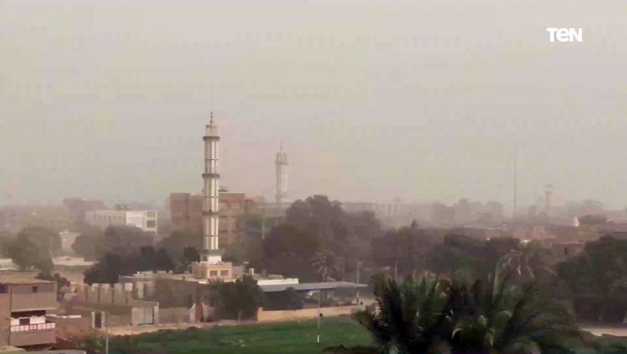 موجه من الطقس السيئ والرياح المليئة بالأتربة تضرب أسيوط