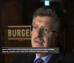 Pembangkang Syria mahu berunding dengan kerajaan