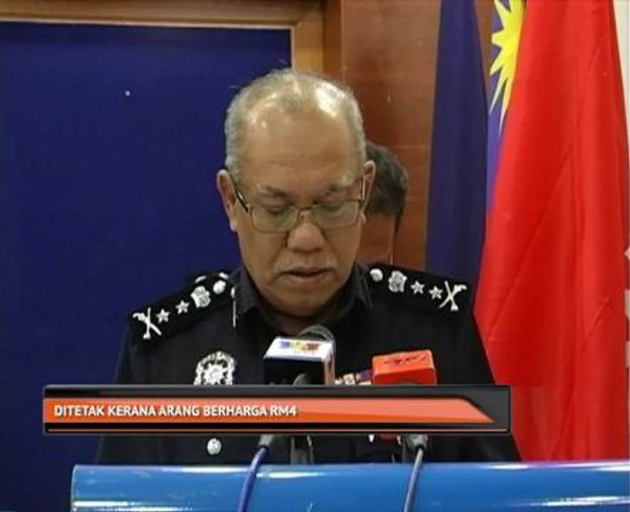 Ditetak kerana arang berharga RM4