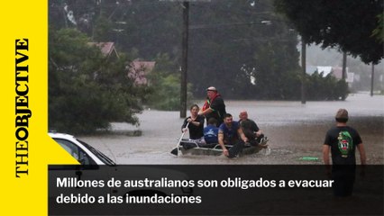 Millones de australianos son obligados a evacuar debido a las inundaciones