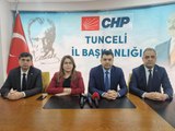 CHP HEYETİ, GÜLİSTAN DOKU İÇİN TUNCELİ'DE