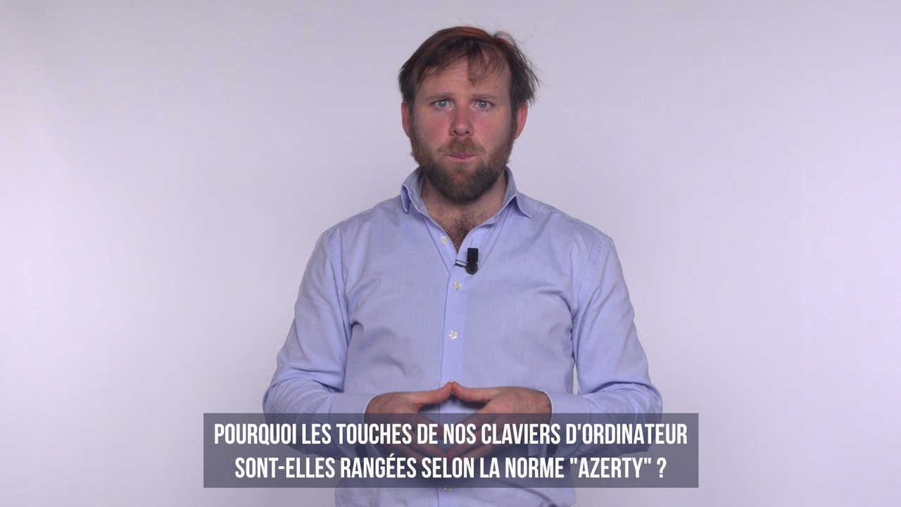 Pourquoi les claviers d'ordinateurs sont-ils en AZERTY ?