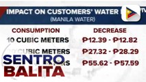 Singil sa tubig ng Maynilad at Manila Water,  bababa ng 9%-10% dahil sa pag-aalis ng VAT; Epekto ng bawas-singil, mararamdaman na simula sa March 21