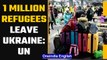 Russia-Ukraine: A million refugees flee Ukraine in week since war started, says UN | Oneindia News
