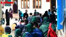 Mixed emotions witnessed as students return to school in Kashmir