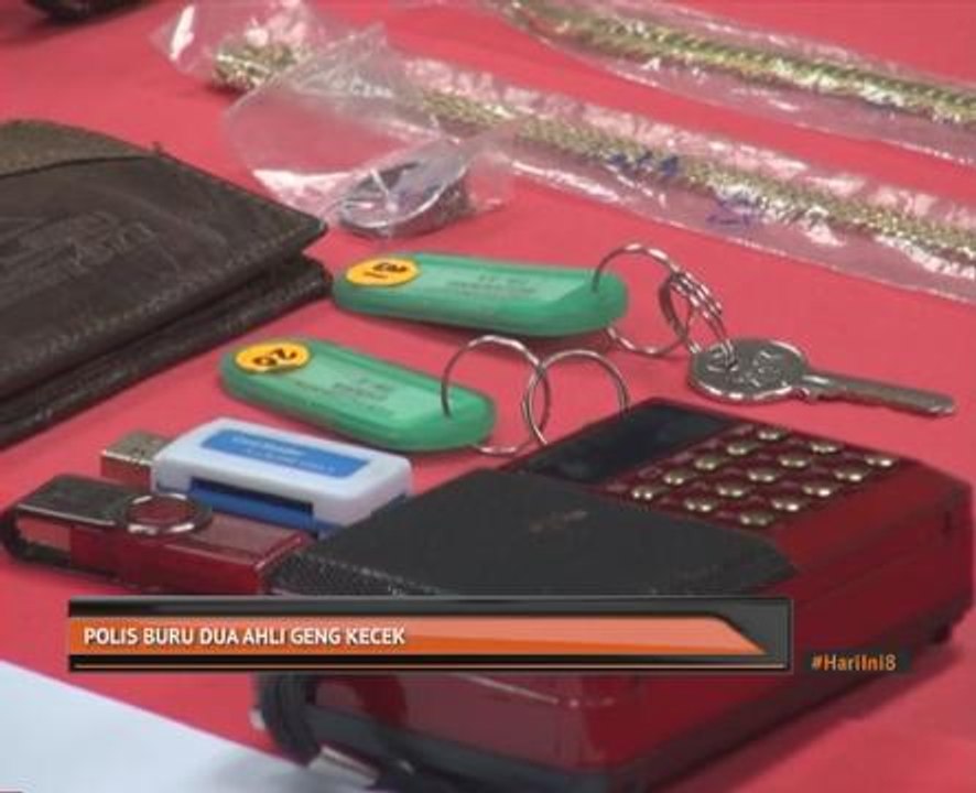 Polis buru dua ahli Geng Kecek