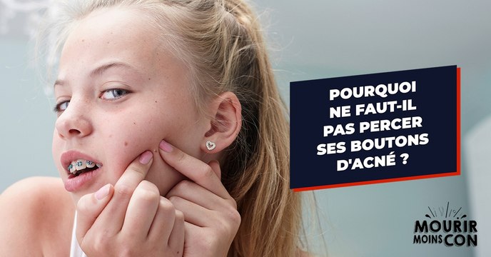 Pourquoi ne faut-il pas percer ses boutons ?