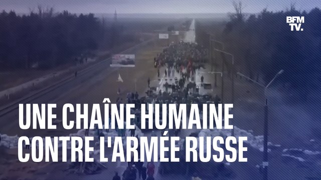 Guerre en Ukraine: les travailleurs d’une centrale nucléaire forment une chaîne humaine et bloquent l’arrivée des troupes russes